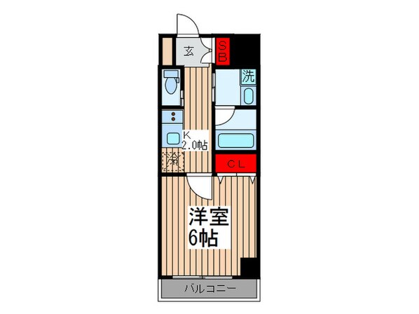 レヴァンテ浅草の物件間取画像